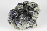 Purple Dodecahedral Fluorite With Arsenopyrite & Muscovite #185617-1